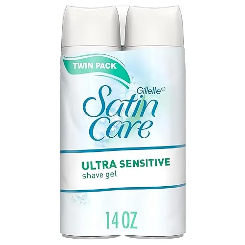 Gillette Venus Satin Care Ultra Sensitive Shave Gel for Women,