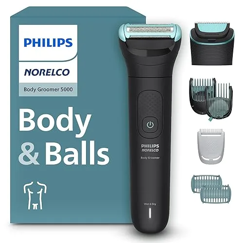 Philips Norelco Body Groomer 5000 Series, Intimate Hair Trimmer &