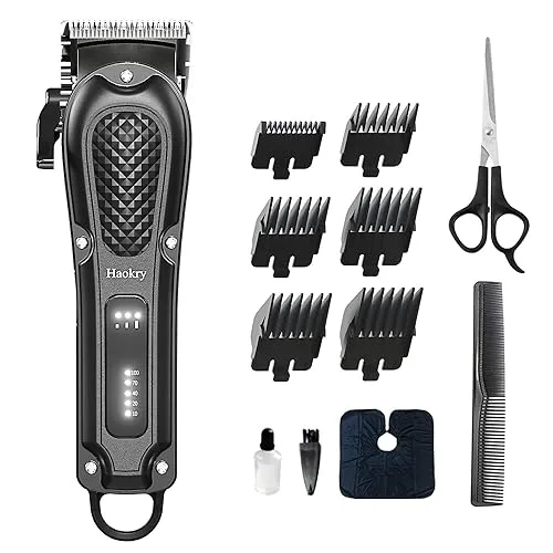 Hair Clippers for Men Professional - Cordless&Corded Barber Clippers for