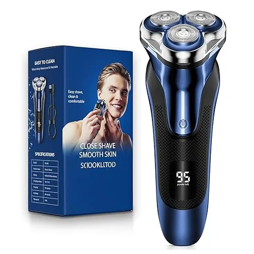 Electric Razor for Men, Electric Shaver for Men Face, Waterproof
