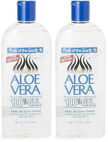 Fruit of the Earth Moisturer Gel, Aloe Vera, 12 Ounce