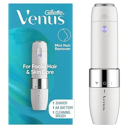 Gillette Venus Mini Facial Hair Remover for Women's Face, Portable