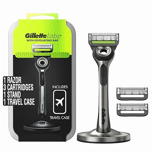 Gillette Labs Shaving Kit for Men, Storage on the Go,