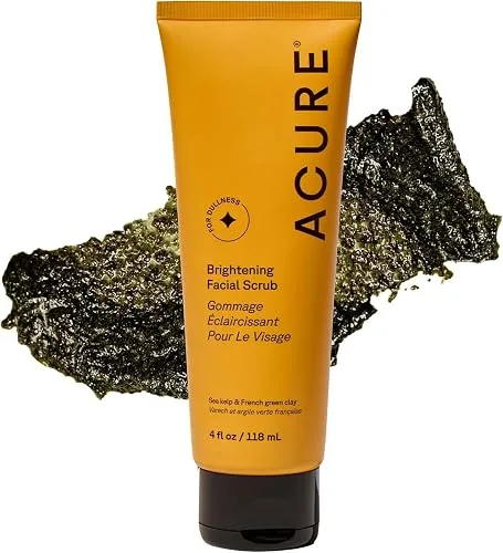 Acure Brightening Facial Scrub - Exfoliating Face Wash - 4