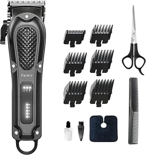 Hair Clippers for Men Professional - Cordless&Corded Barber Clippers for