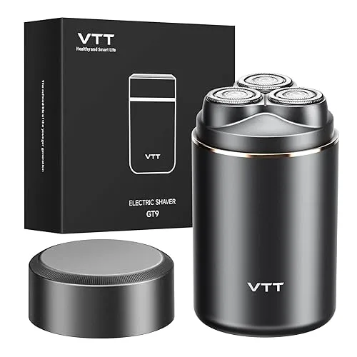 VTT Electric Razor for Men, Wet & Dry Cordless Shaver,