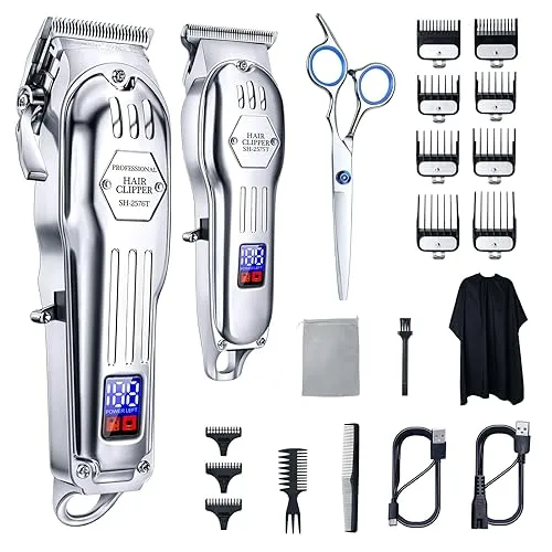 Hair Clippers Professional Cordless for Men, Barber Clippers for Hair
