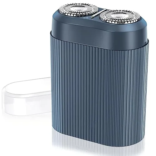 Dual Head Electric Shaver for Men, Rechargeable USB Portable Razor,
