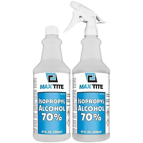 MaxTite 70% Isopropyl Alcohol (Half-Gallon (2 Pack, 32 fl oz)
