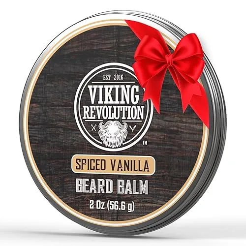 Viking Revolution Spiced Vanilla Beard Balm - Beard Butter with
