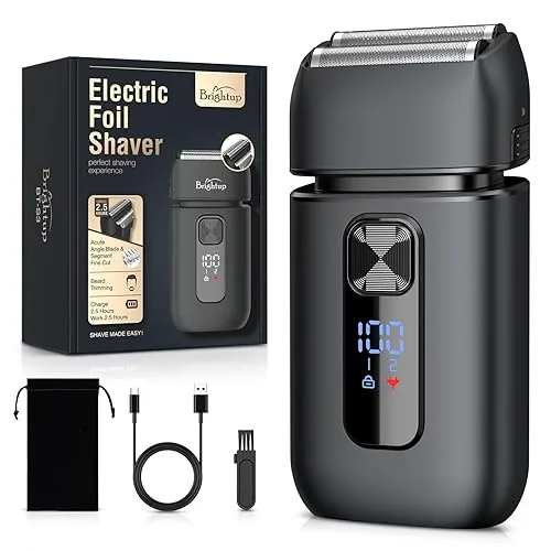 Brightup Electric Foil Shavers for Men - Smooth & Close
