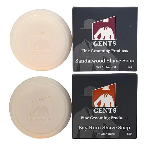 G.B.S Men's Shaving Soap 97% All Natural Enriched With Shea