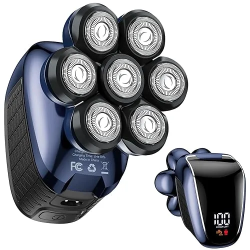 Head Shavers for Bald Men: 5-in-1 Electric Razor - Waterproof
