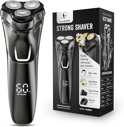 Electric Razor for Men, SHPAVVER Electric Shaver for Men, Rechargeable