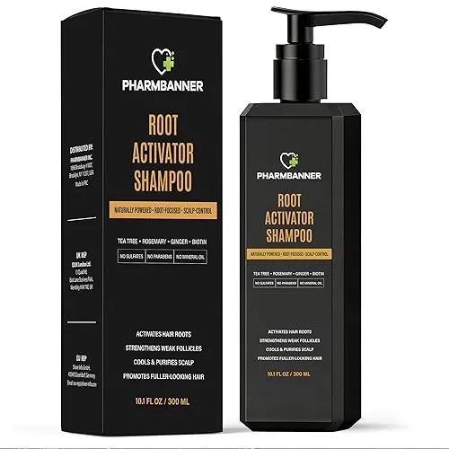 Root Activator Shampoo for Men: Hair Growth Shampoo for Thinning