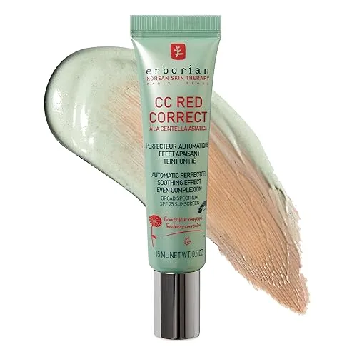Erborian CC Red Color Correcting SPF 25 Green Pigment Cream,