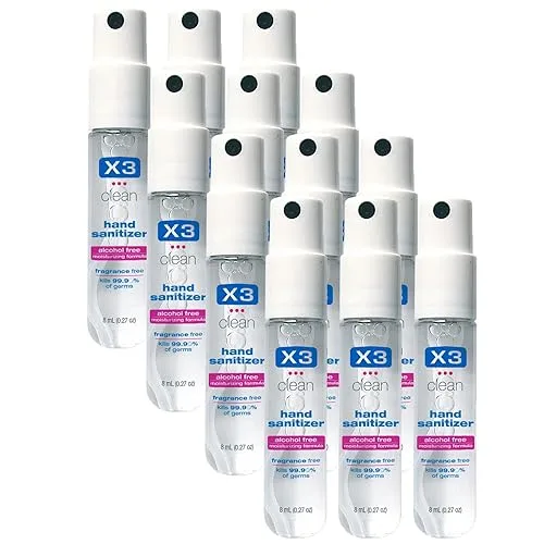 Mini Hand Sanitizer Spray – Alcohol Free and Fragrance Free
