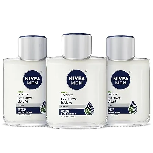 NIVEA MEN Sensitive Post Shave Balm, with VitaminPro Complex, Alcohol
