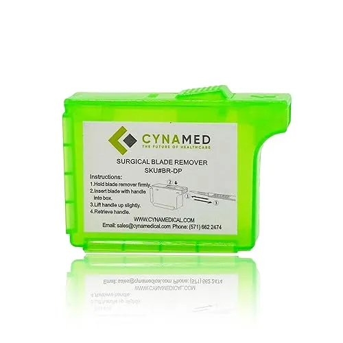 Cynamed Scalpel Blade Remover, Handheld Disposable Sharps Container (1)