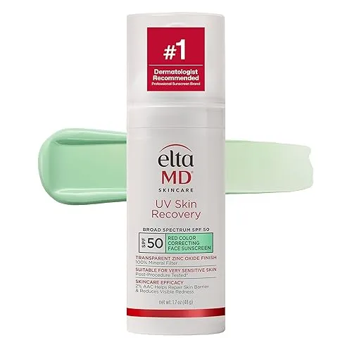 UV Skin Recovery Green Tint All Mineral, Redness Reduction, Sensitive