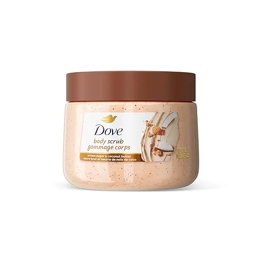 Dove Brown Sugar and Coconut Butter Body Scrub Exfoliates and