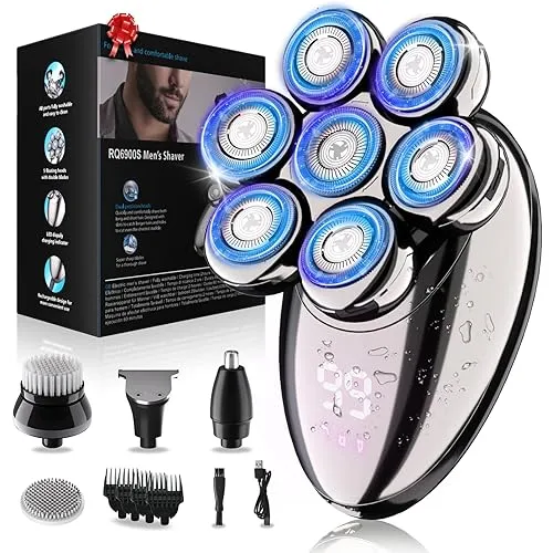 Head Shavers for Bald Men, Electric Razor for Men, IPX8
