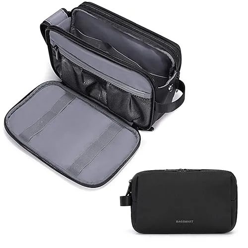 BAGSMART Toiletry Bag for Men, Travel Toiletry Organizer Dopp Kit