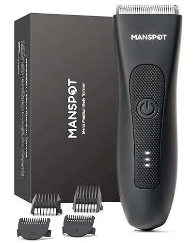 MANSPOT Manscape Groin & Body Hair Trimmer for Men, Electric