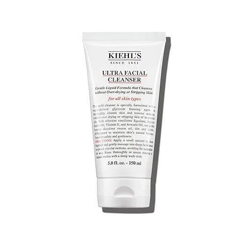 Kiehl's Ultra Facial Cleanser, Lightweight Foamy Facial Cleanser, Enriched Formula