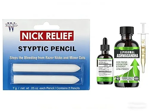 Woltra Styptic Pencil Small, 0.25 oz