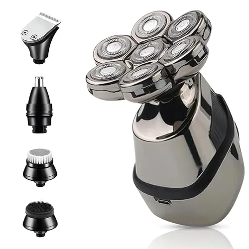 7D Head Shavers for Bald Men - 5 in 1LED