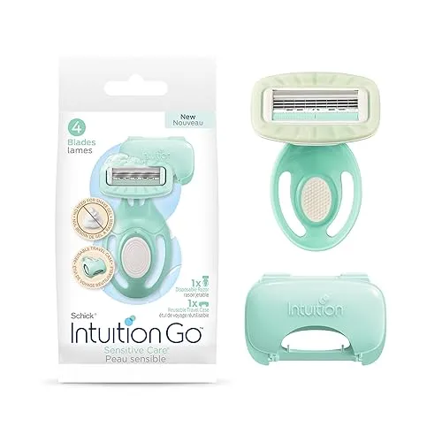 Schick Intuition Go Disposable Razor for Sensitive Skin, 1ct, Razors