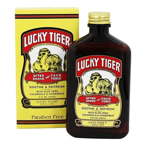 Lucky Tiger After Shave & Face Tonic 8 oz.