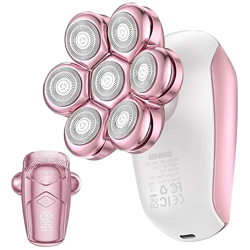 SHPAVVER Electric Razors for Women Legs: Rechargeable Body Shaver -