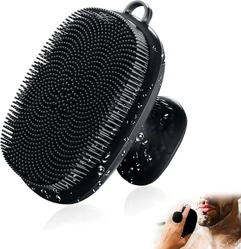 Face Scrubber, Silicone Face Scrubber for Men Facial Cleansing Brush