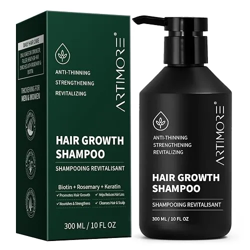 Biotin Rosemary Shampoo for Hair Growth, Strengthening for Thinning Hair