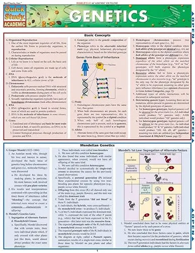 Genetics (Quick Study Academic)