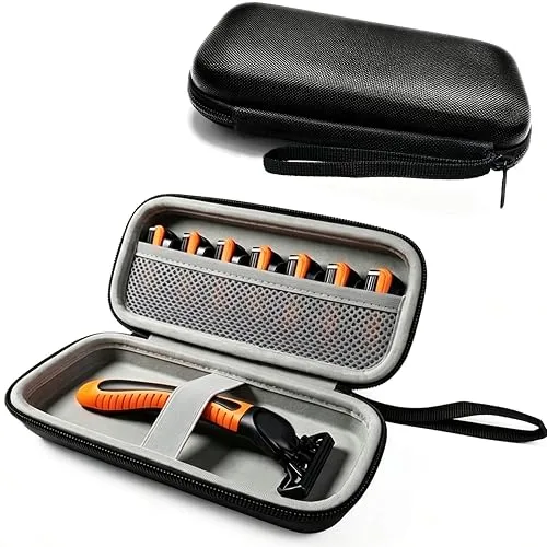 Razor Cover Travel Razor Case, Compatible with Gillette & Harrys,