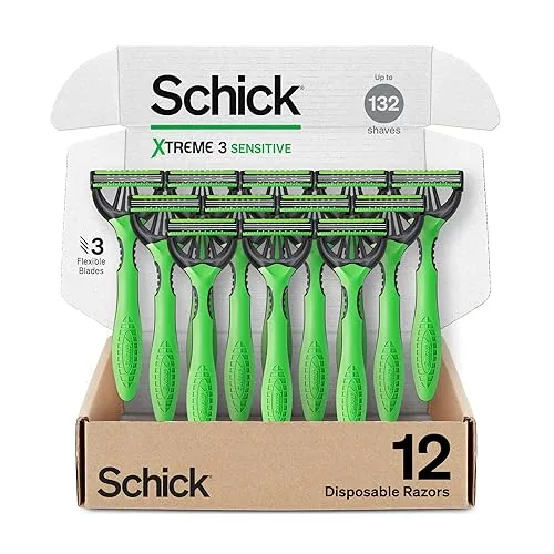 Schick Xtreme 3 Original Razor — Disposable Head Razor for