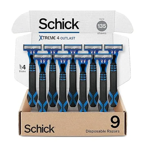 Schick Xtreme 4 Outlast Disposable Razors for Men - Schick
