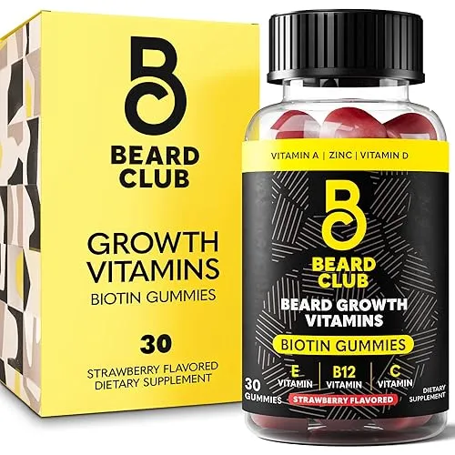 The Beard Club Biotin Beard Growth Vitamin Gummies - Beard