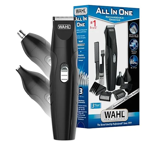Wahl All in One Cordless Rechargeable Nose, Detail & Beard