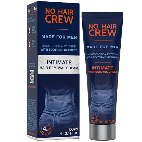No Hair Crew Intimate/Private At Home Hair Removal Cream for