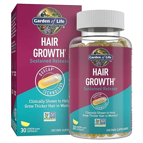 Garden of Life Hair Growth DuoCaps for Women and Men,