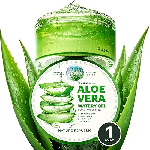 Nature Republic Mild & Moisture Aloe Vera Watery Gel (1