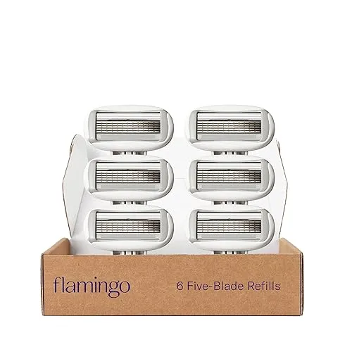FLAMINGO Women's Razor 5-Blade Refills - Razors for Women -