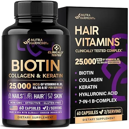 Biotin | Collagen | Hyaluronic Acid | Keratin - Clinically