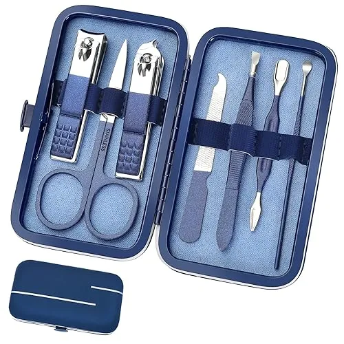 Travel Manicure Set, Mens Grooming kit Women Nail Manicure Kit,