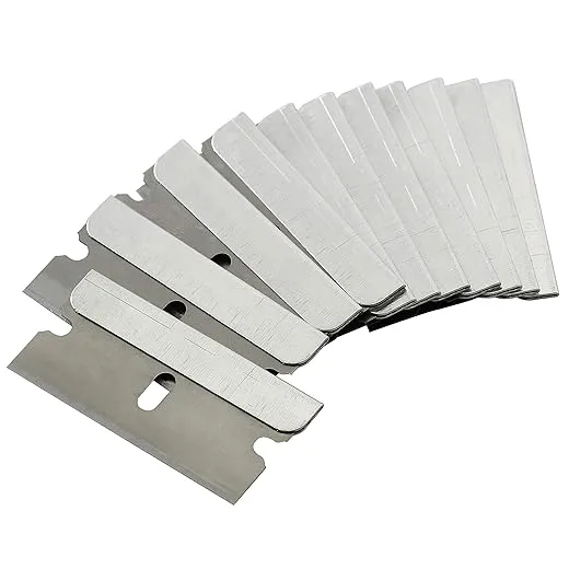 Bates- 50 pc Razor Blades, Flat Scraper Blades, One Edge Razor Blades
