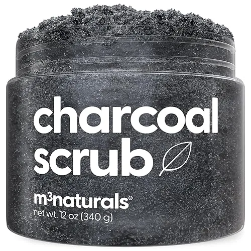 Exfoliating Charcoal Scrub with Collagen & Stem Cells – Salt